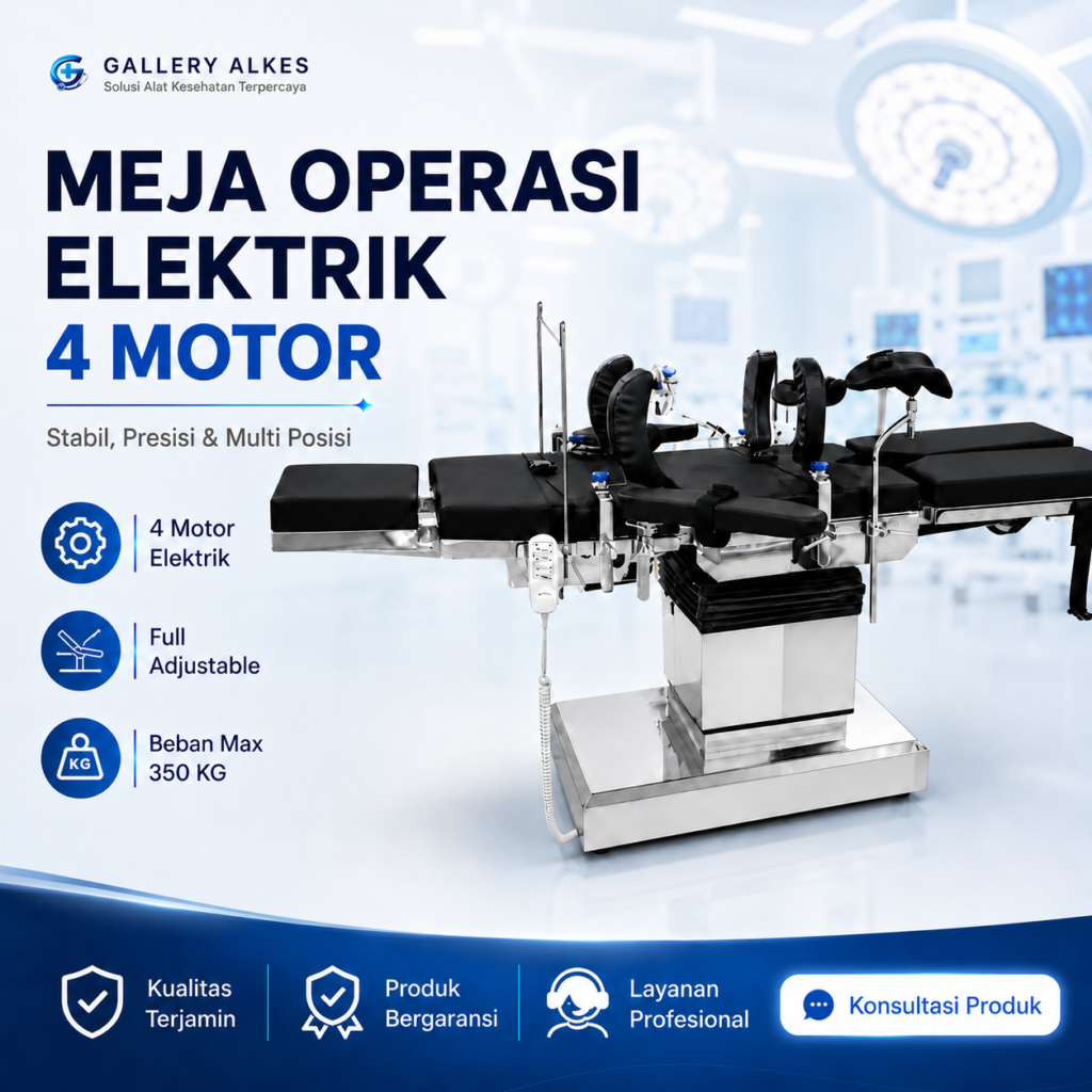 Meja operasi elektrik 4 motor untuk rumah sakit Gallery Alkes